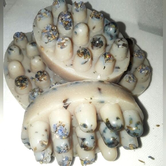 hand crafted Lavender Massage beauty bar BUY 1 GET 2 FREE MIX N MATCH - Picture 5 of 14